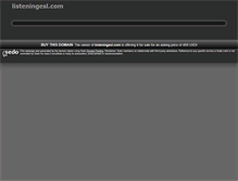 Tablet Screenshot of listeningesl.com